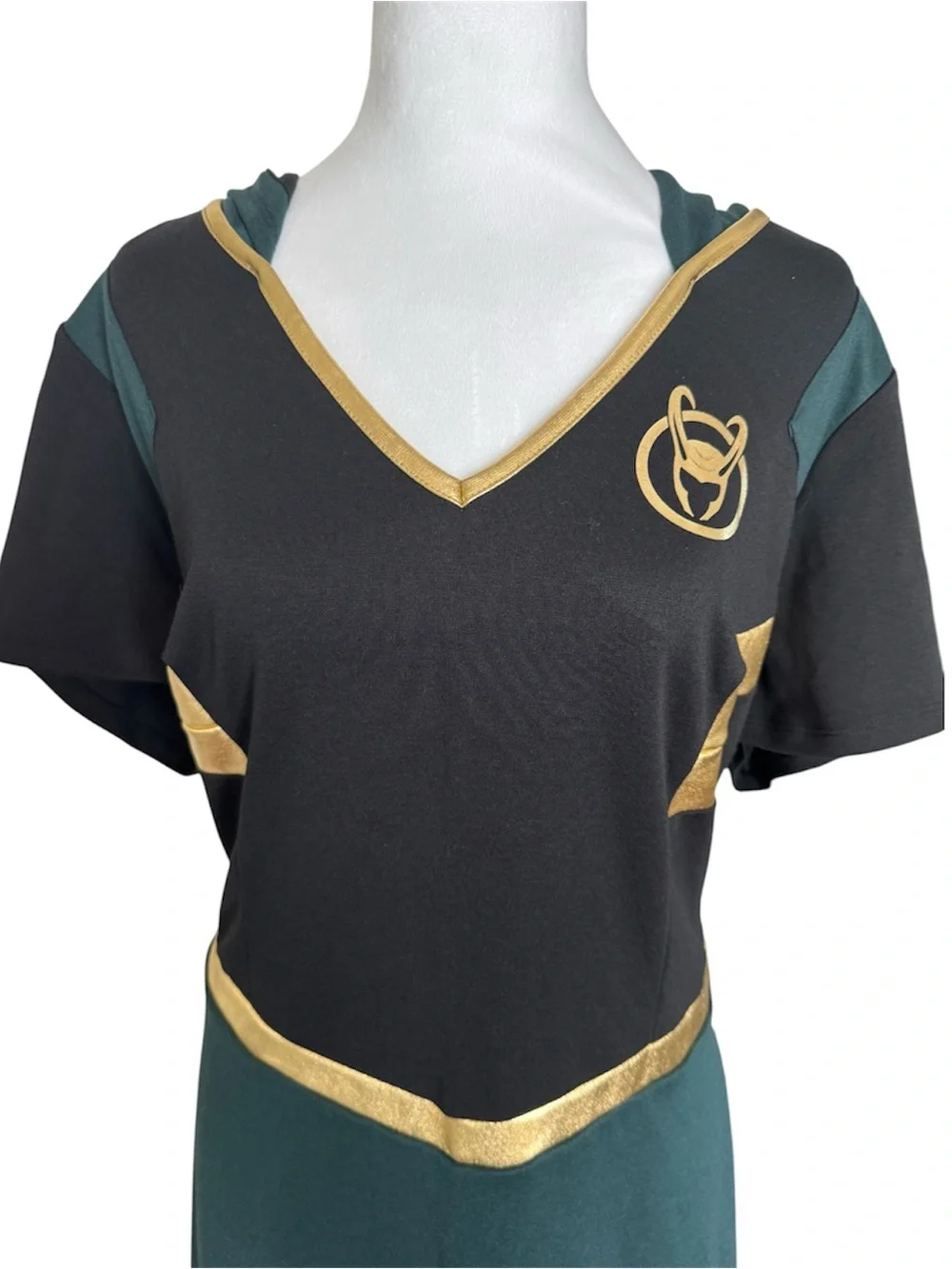 Her Universe Marvel Loki Hooded Dress 3X Plus Size Cosplay Disney Villain
